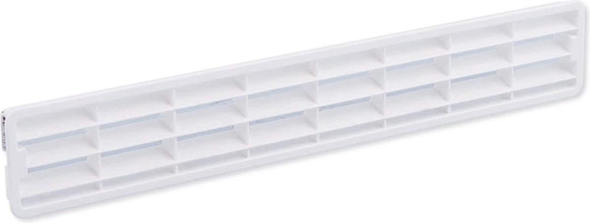 Nedco BV Plintrooster 458x75mm PS, kunststof wit