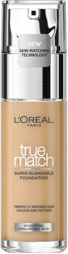 L’Oréal Paris True Match Foundation - Natuurlijk dekkende foundation met Hyaluronzuur en SPF 16 - 3N 30 ml - L’Oréal Paris