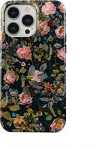 BURGA Telefoonhoesje voor iPhone 13 PRO MAX - Schokbestendige Hardcase Hoesje - Bloomy Garden
