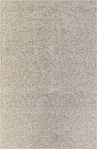 Modern Mist wit gestructureerd vloerkleed met stippenpatroon - Tapijt - 80 x 150 cm