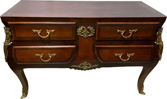 Commode de luxe de style baroque avec 4 tiroirs [Baroque] [Chambre] [Luxe] [Intérieur]