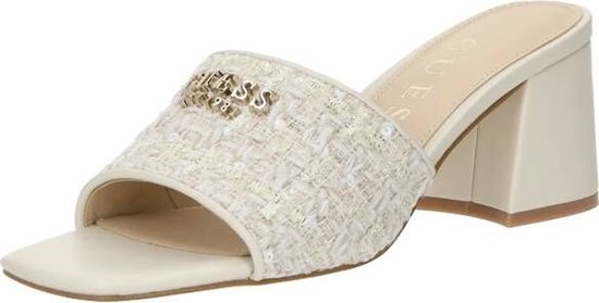 Guess muiltjes gaide maat 38 ivory tweed