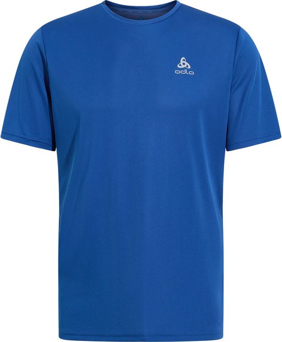 Odlo Essential Flyer T-shirt Met Korte Mouwen Blauw M Man