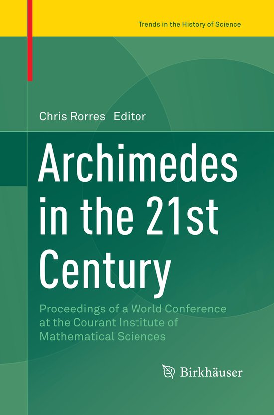 Trends in the History of Science- Archimedes in the 21st Cen ... - cover