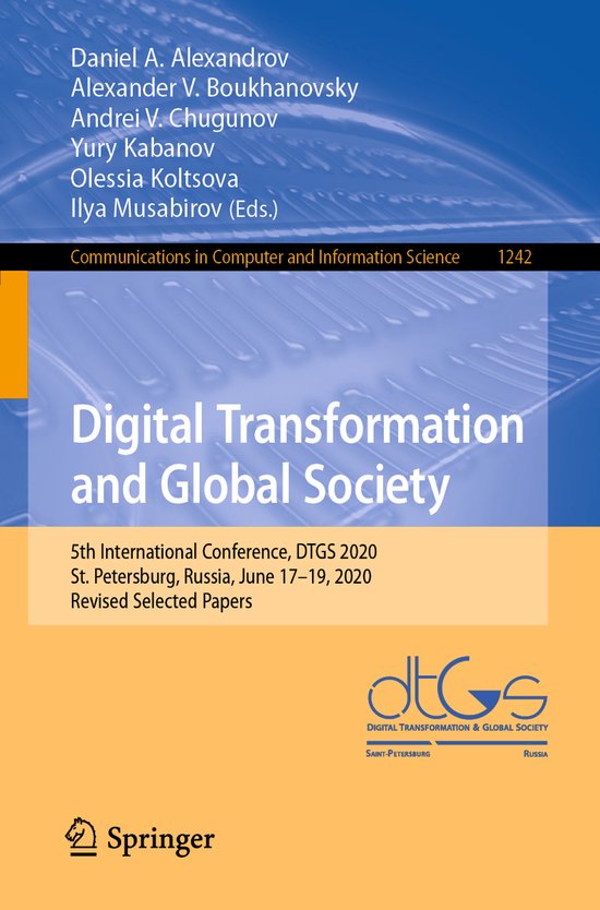 Digital Transformation and Global Society - cover