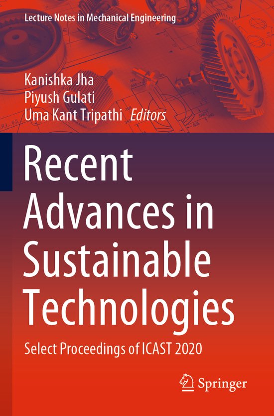 Recent Advances in Sustainable Technologies | 9789811609787 | Boeken | bol
