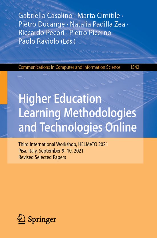 Communications in Computer and Information Science1542- High ... - cover