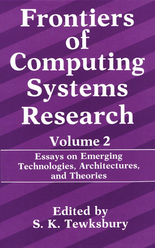 Frontiers of Computing Systems Research - cover
