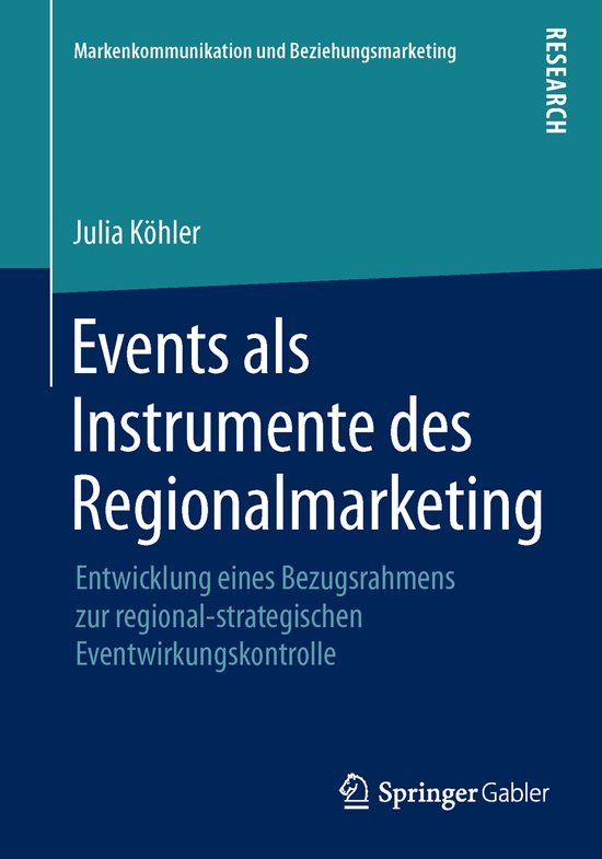 Events als Instrumente des Regionalmarketing - cover