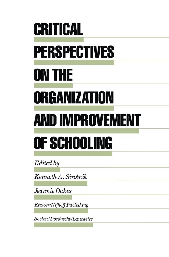 Evaluation in Education and Human Services13- Critical Persp ... - cover