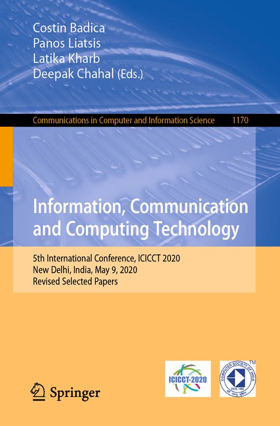 Information Communication and Computing Technology - cover