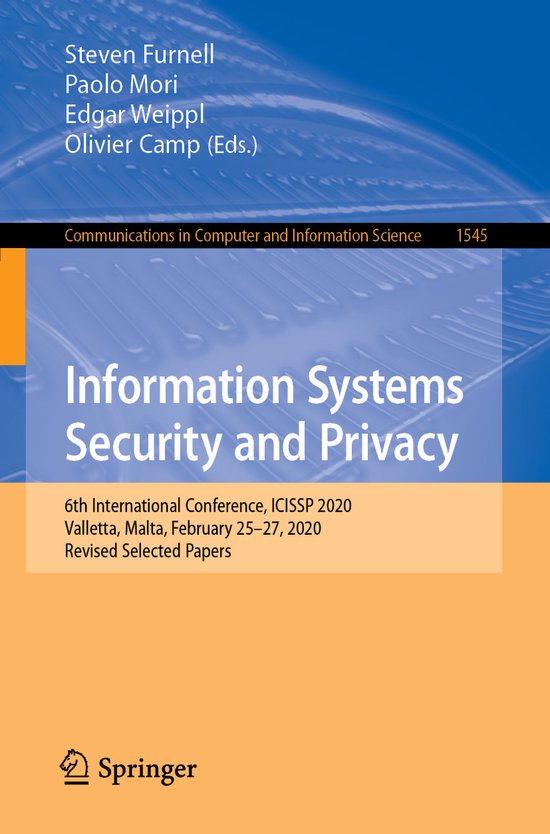 Communications in Computer and Information Science1545- Info ... - cover