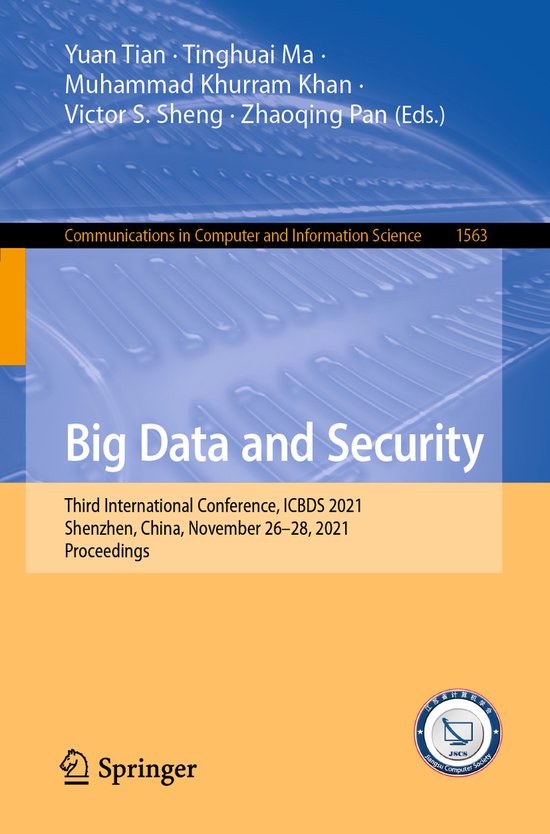 Communications in Computer and Information Science1563- Big  ... - cover