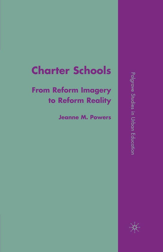 Palgrave Studies in Urban Education- Charter Schools - cover