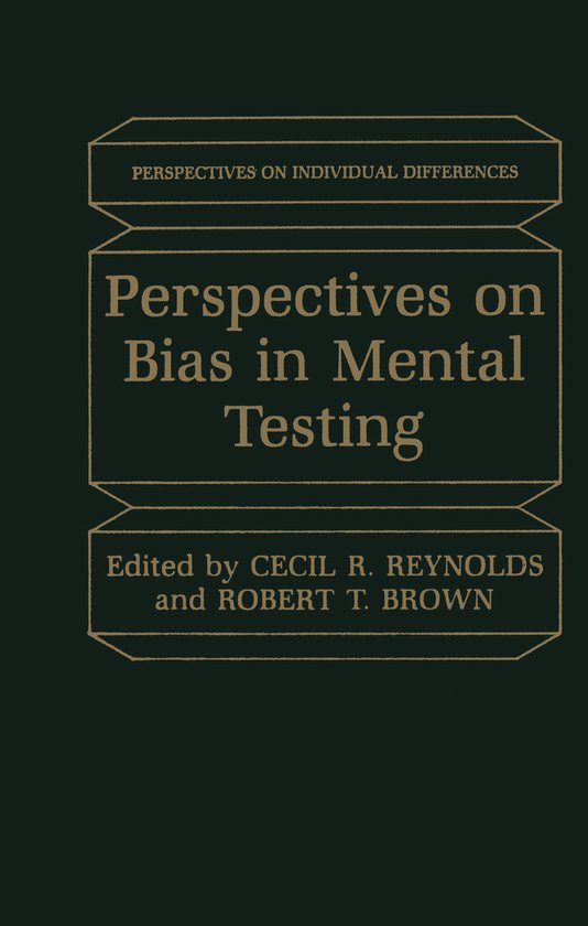 Perspectives on Individual Differences- Perspectives on Bias ... - cover