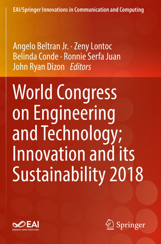 World Congress on Engineering and Technology Innovation and  ... - cover