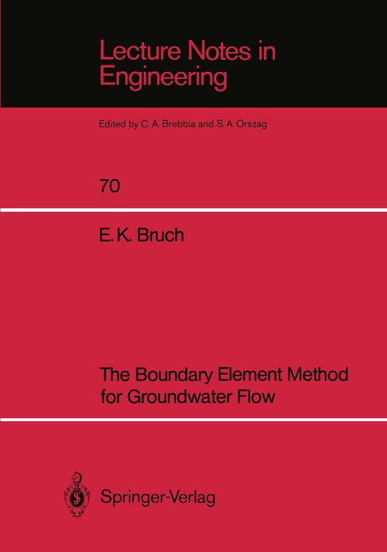 The Boundary Element Method for Groundwater Flow - cover