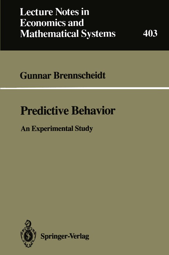 Predictive Behavior - cover