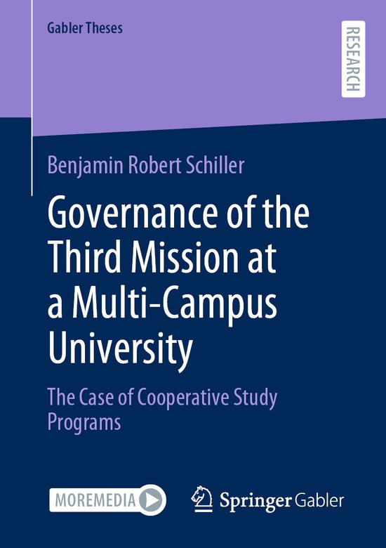 Gabler Theses- Governance of the Third Mission at a Multi-Ca ... - cover