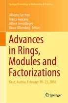 Springer Proceedings in Mathematics & Statistics- Advances in Rings, Modules and Factorizations