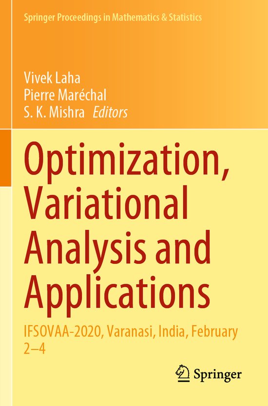 Optimization Variational Analysis and Applications - cover