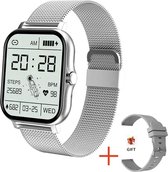 Nieuw Fitness Tracker Smart Watch meerdere kleuren mannen en vrouwen Zilver