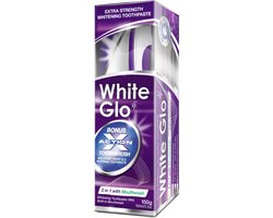 White Glo 2in1 Whitening Tandpasta met Mondwater, zwart antraciet