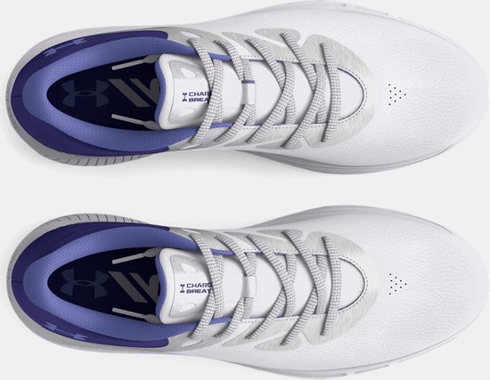 Under Armour Dames Charged Breathe 2 SL-White/Navy/Celeste van Under Armour — afbeelding 4