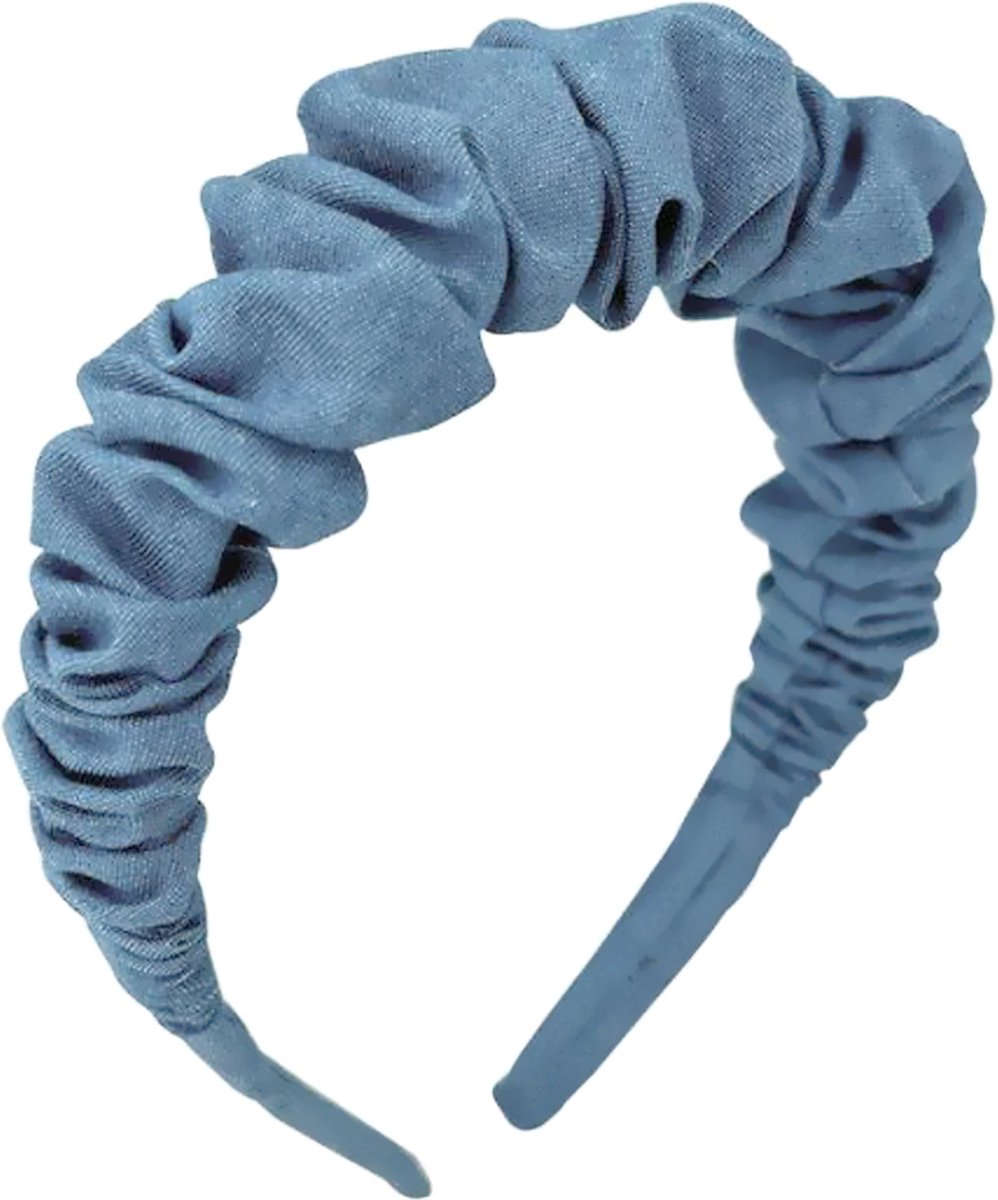 Denim Haarband - Lichtblauw | Spijkerstof/Jeans | Breedte 2,5 cm | Fashion Favorite