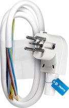 Câble périlex Dparts avec fiche - 1,5 mètres - 5x2,50 mm - adapté pour 2 phases et 3 phases - câble de connexion plaque de cuisson cordon induction prise périlex câble de phase - 1,5 m