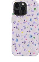 BURGA Coque de téléphone pour iPhone 15 PRO MAX - Coque rigide antichoc - Fleur sauvage