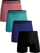 Muchachomalo Heren Boxershorts - 4 Pack - Maat S - 95% Katoen - Mannen Onderbroeken