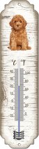 Thermometer: Poedel | Hondenras | Temperatuur binnen en buiten | -25 tot +45C