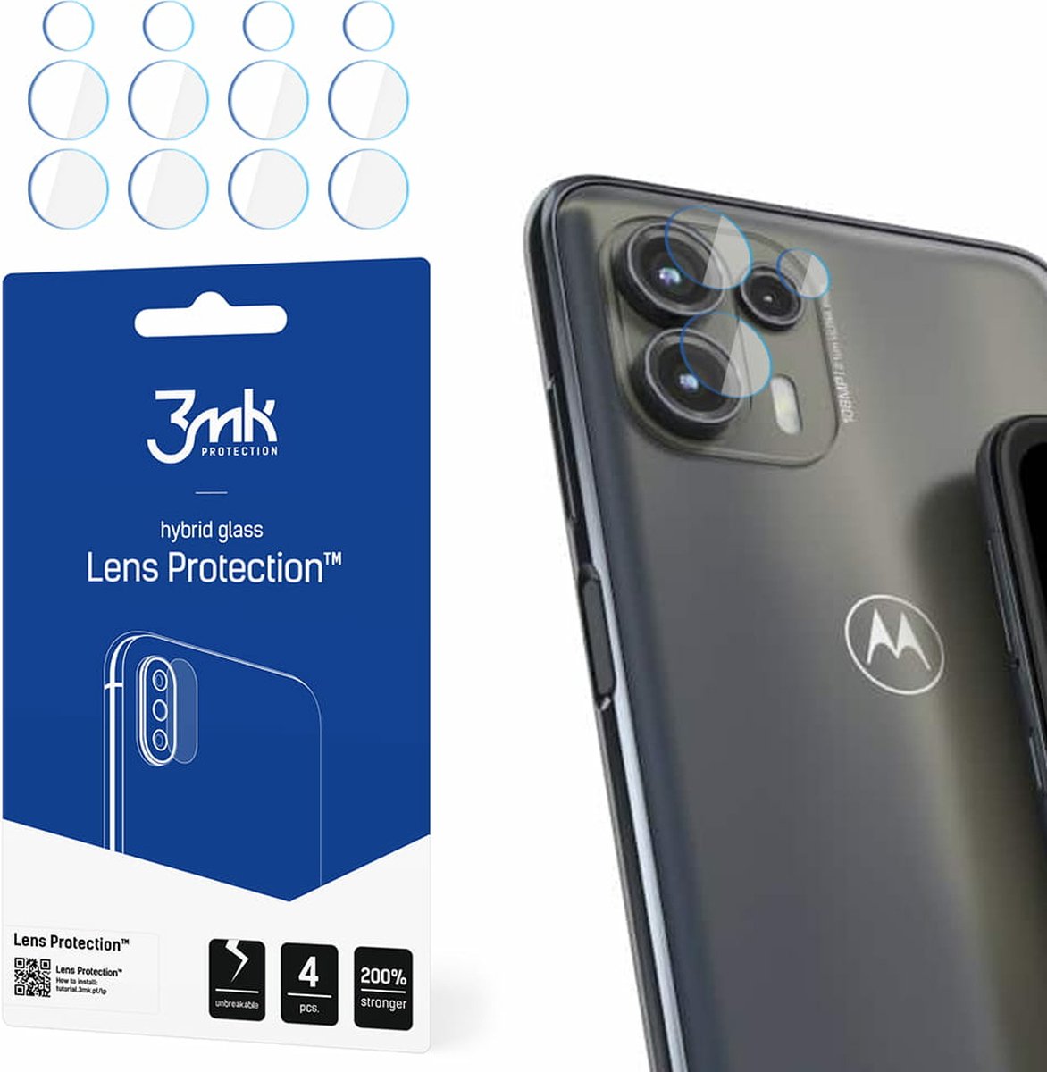 Motorola Edge 20 Lite - 3mk Lens Protection