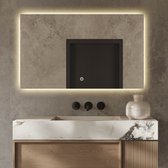 Badkamerspiegel met Verlichting - Anti Condens Verwarming - Badkamerspiegel - Badkamerspiegels - 100 x 80 cm