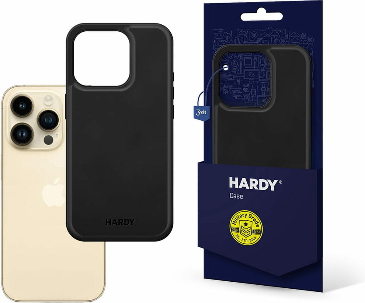 3Mk Hardy Apple Silky Leather Magcase Voor Iphone 14 Pro Hoge Resistentie