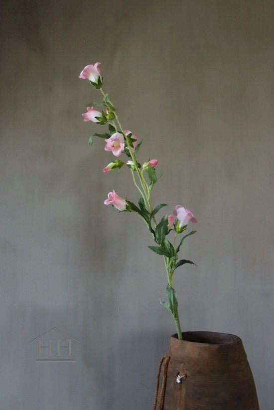 Kunstbloem - campanula - roze - 85 cm - zijden bloem - nepbloem - kunstbloemen