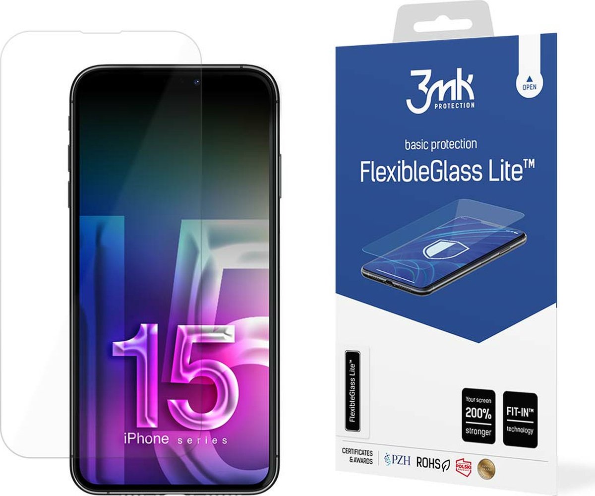 Apple iPhone 15 Pro Max - 3mk FlexibleGlass Lite