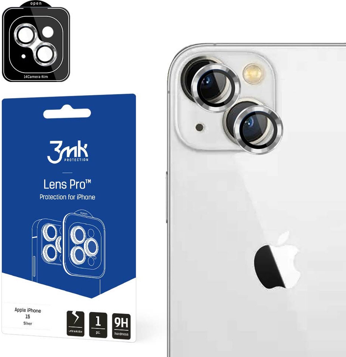 Apple iPhone 15 - 3mk Lens Protection Pro