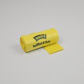 Sac poubelle jaune - Poignée - 100 sacs - 20 litres - Parfumé Citron & Melon - 48 cm x 48 cm (Sac poubelle Swirl )