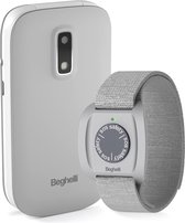 Beghelli Lifesaver Set voor Senioren: SLV30 GSM-telefoon en Quick Call Polsband