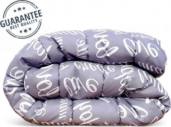 Couette imprimée 240x220cm Live / Black