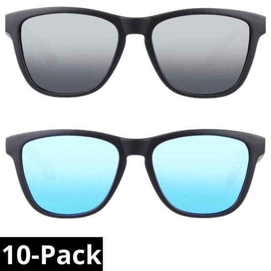 Cartel Wear 10-pack Zonnebril heren | zonnebril dames | Unisex | Gepolariseerd | UV400