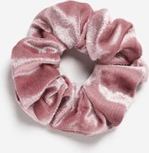 New Age Devi - Velvet scrunchie/haarwokkel - Oud roze
