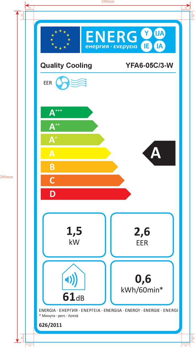 Afbeelding 2 van Quality Cooling Split airco caravan 5000BTU - eenvoudige