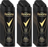 Rexona Men Deodorant - Sport Cool - 150ml - Voordeelverpakking 12 stuks