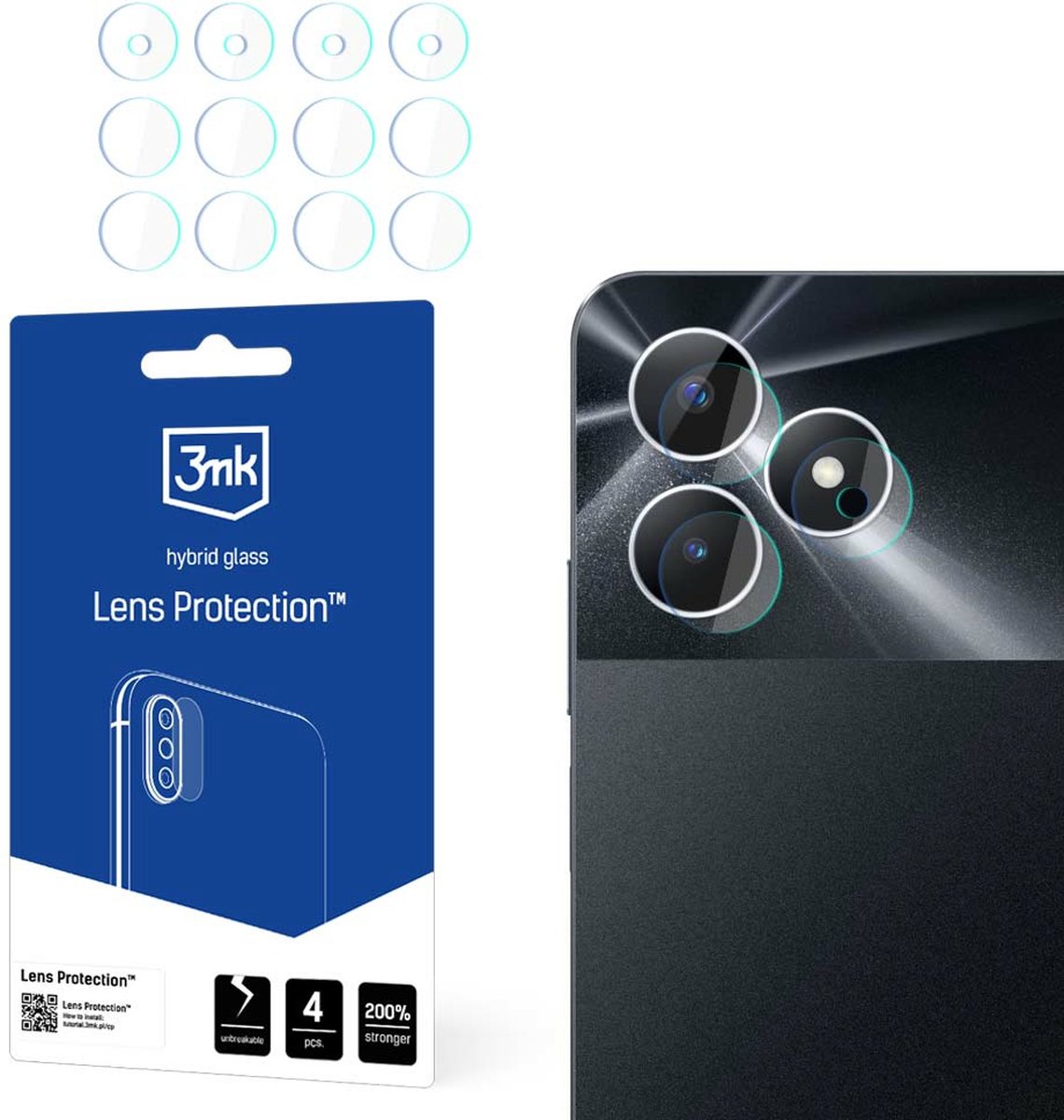 Realme Note 50 - 3mk Lens Protection