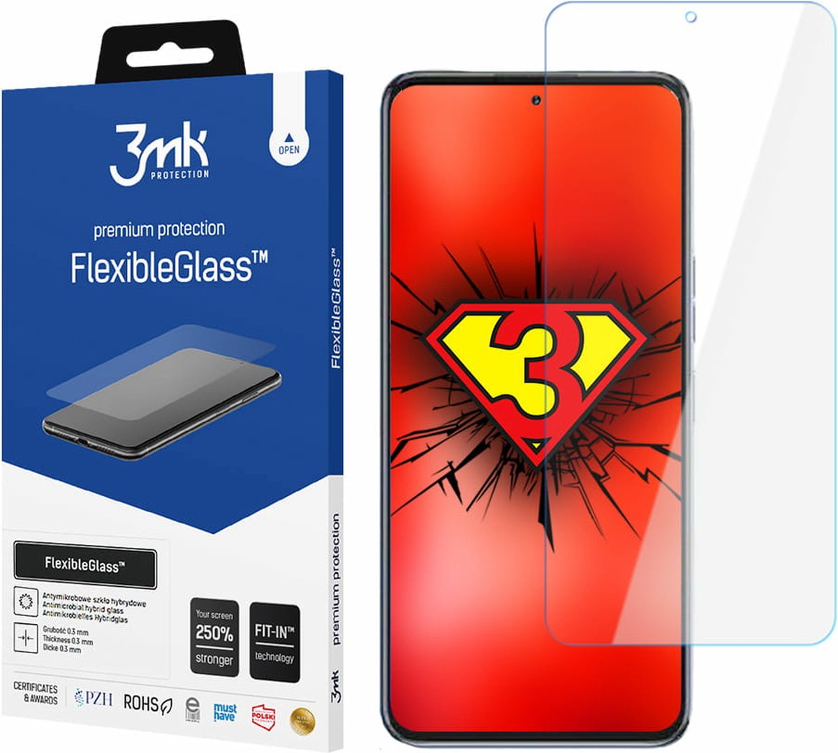 Tecno Camon 18 Premiere - 3mk FlexibleGlass