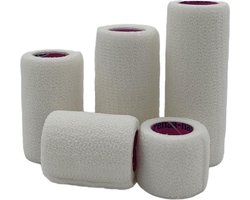 Hartmann - Witte latexvrije fixatiezwachtel - Peha-haft - 4cm x 20 meter
