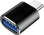 TOJ USB naar USB-C adapter/convertor | opzetstuk | USB A to USB C HUB | Laptop | USB C male naar USB A female verloopstuk